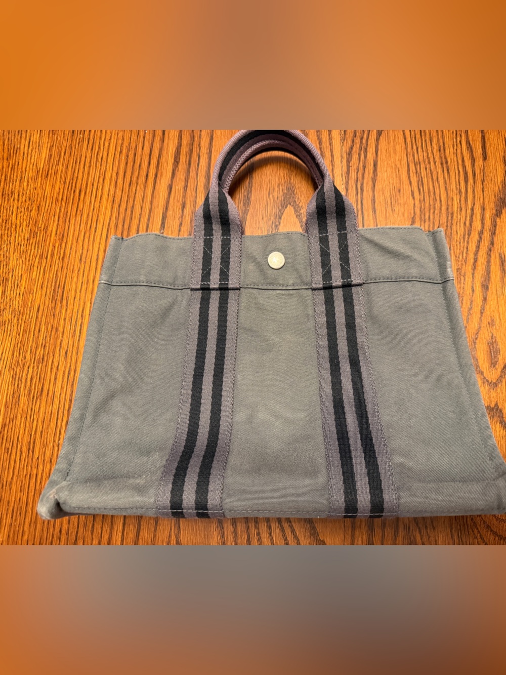 Hermes Fourre Tout Toile Tote PM